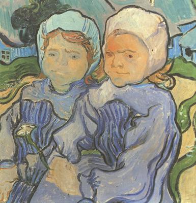 Vincent Van Gogh Two Children (nn04) china oil painting image